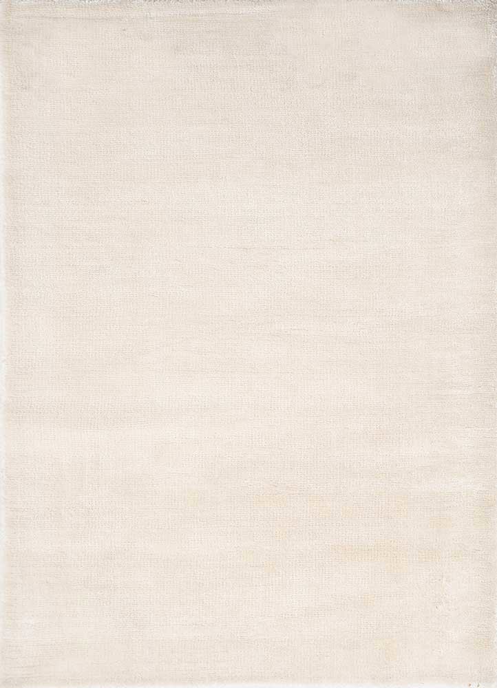 basis ivory viscose hand loom Rug